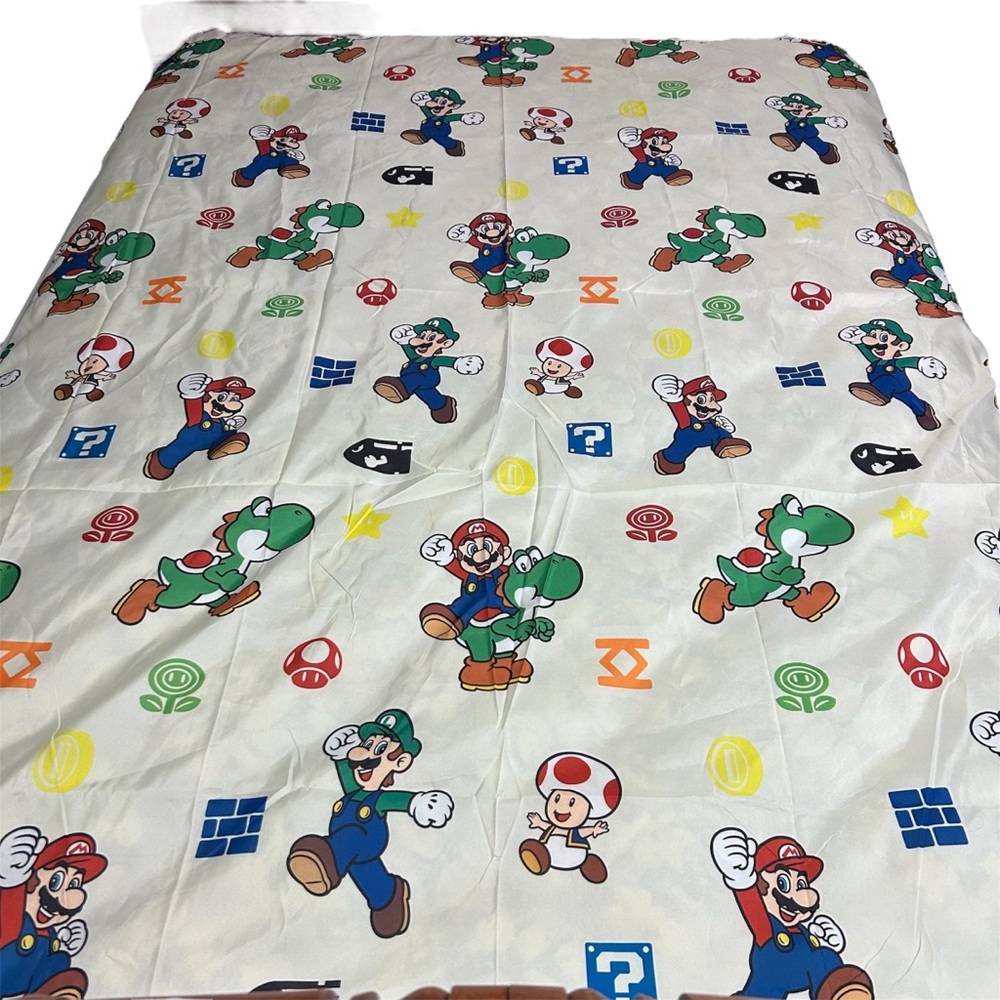 Super‎ Mario Twin Sheet Nintendo 2022 Official Licensed Bedding Luigi Yoshi